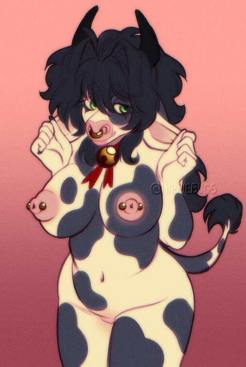 #nudity #female #furry #bovine